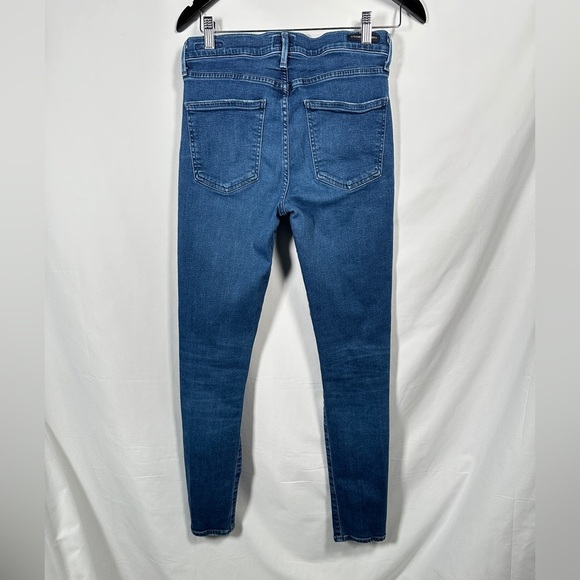 Citizens of Humanity essential high rise stretch skinny jeans distressed 29 blue - Picture 3 of 10